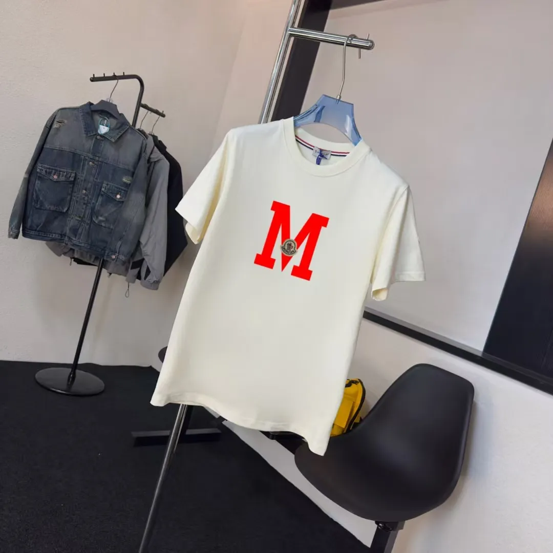 P80💰《Moncler~ 》2025New Arrival Quality T , Versatile Quality ！ ‼ 32 250G ‼ ， ， ， ， T 🤪 Sizes：S-M-L-XL-2XL ：Black，White， Same Style